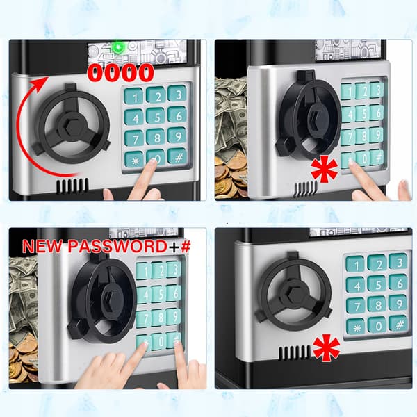 Säkerhetsbankfack elektronisk bankomat 23545