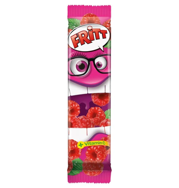 Fritt Himbeer Lösligt tuggummi 70 g