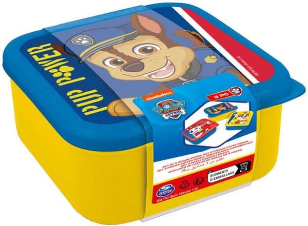 PAW PATROL Madkasse 3 dele 3 i 1