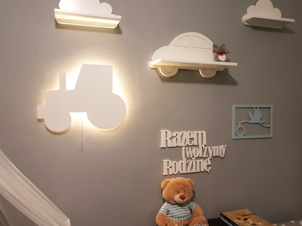 Batteridrevet LED-traktor-natlampe