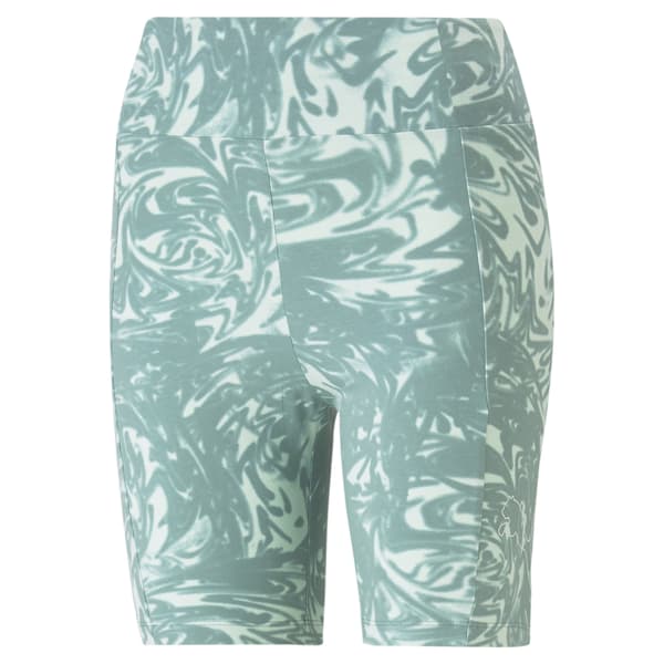 Puma POWER AOP dameshorts 7'' grøn 67364384 r S