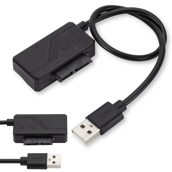 Kabeladapter USB 2.0 Slimline Slim SATA 7+6 13-pin