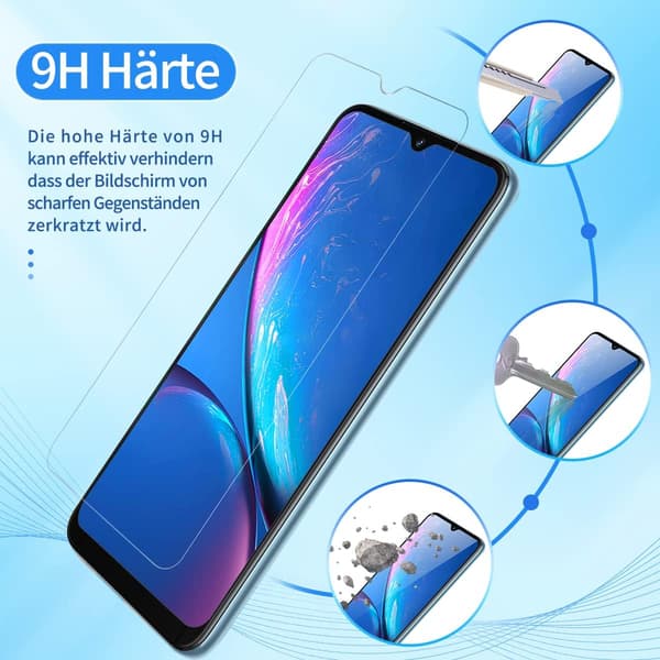 2x Hærdet glas til Blackview A55/A55 Pro 6,53" Stærk og holdbar 9 timer