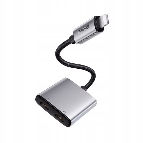 MCDODO 2X LIGHTNING-ADAPTERKABEL FÖR IPHONE X 11 12 13 14 PRO