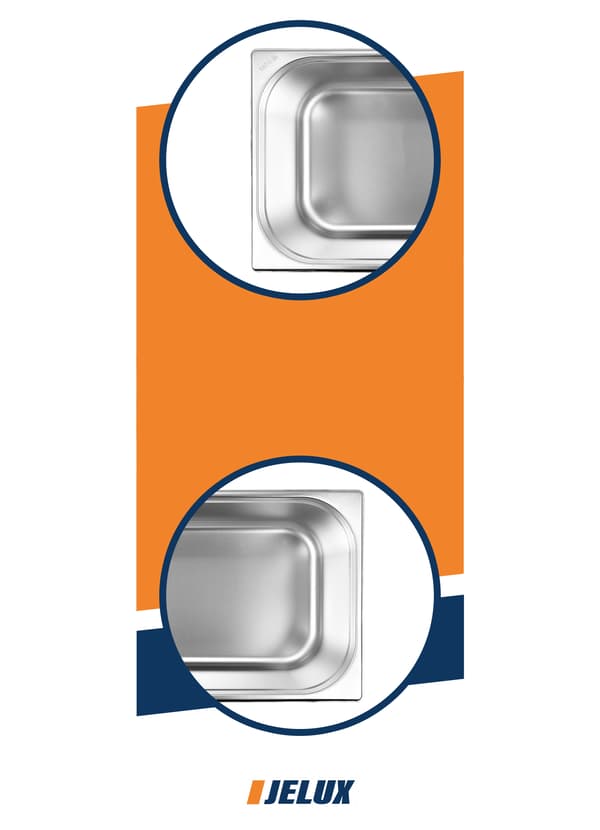 Gastronormbeholder 26L - GN1/1, H200MM - rustfrit stål - YG-00255