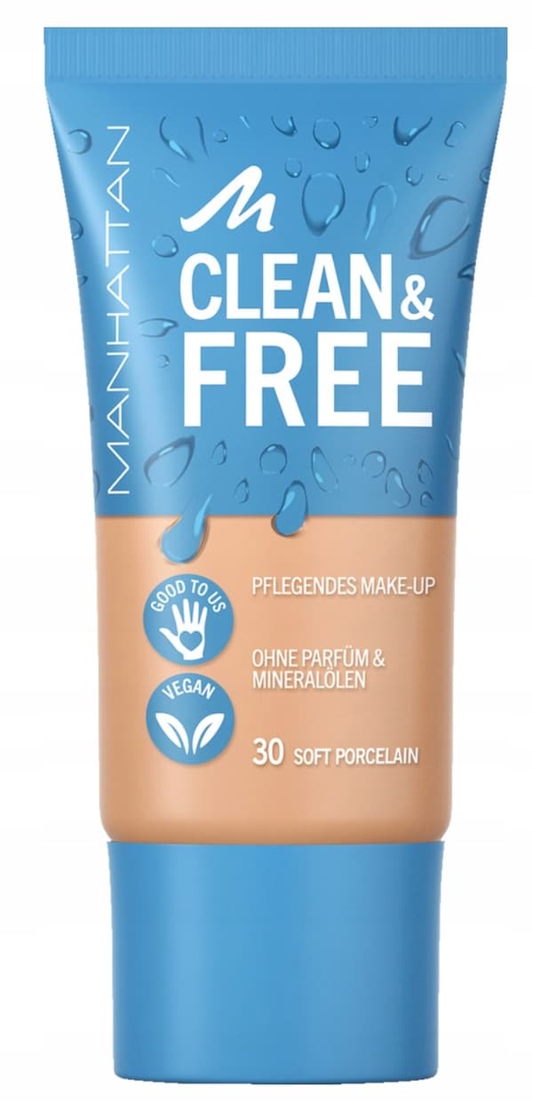 Manhattan Mjuk Porslin 30 ansiktsfoundation 30 ml