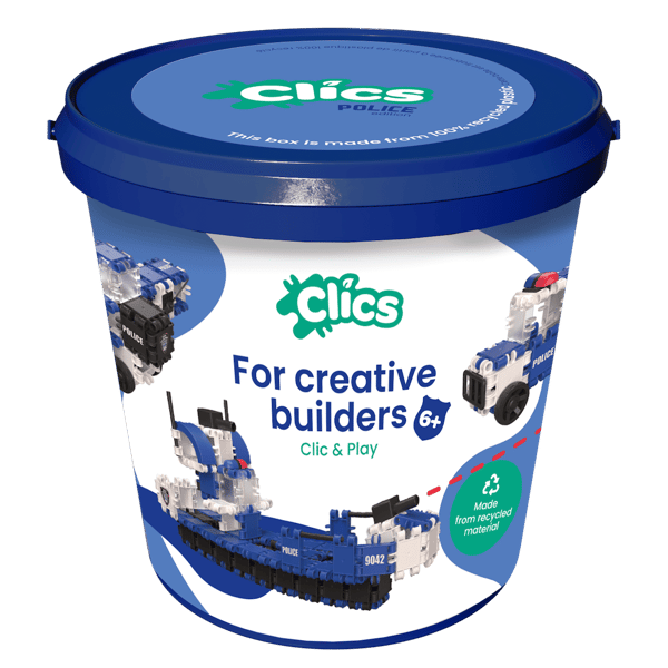 Clics Bucket 8 in 1 155 rakennuspalikkaa 4+