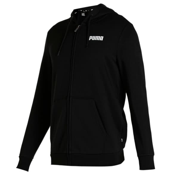 Puma ESSENTIAL FULL-ZIP TR herre hættetrøje sort 84724201 r M