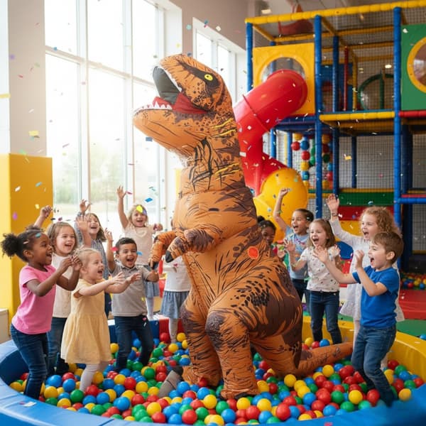 Uppblåsbar T-rex-kostym NM22J37