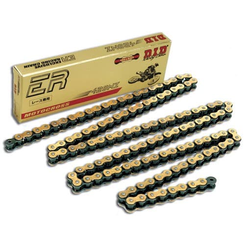 DID 428NZG&B-128 GULDKÆDE (128 LED) UDEN O-RINGE (ÅBEN + KLIP)