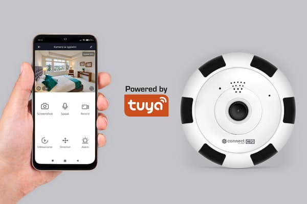 Inomhuskamera WiFi IP 3MP 360° Tuya zoom