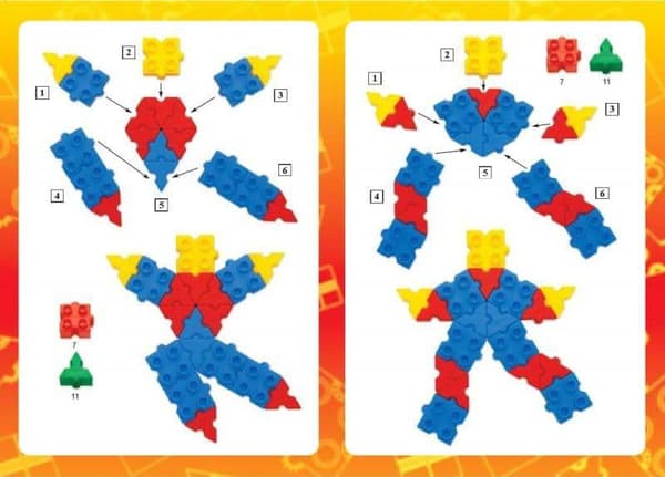 Morphu 8 modeller 20 st. - Byggklossar