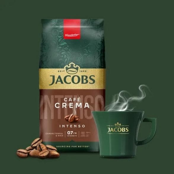 Kaffebönor JACOBS Crema Intenso 1kg