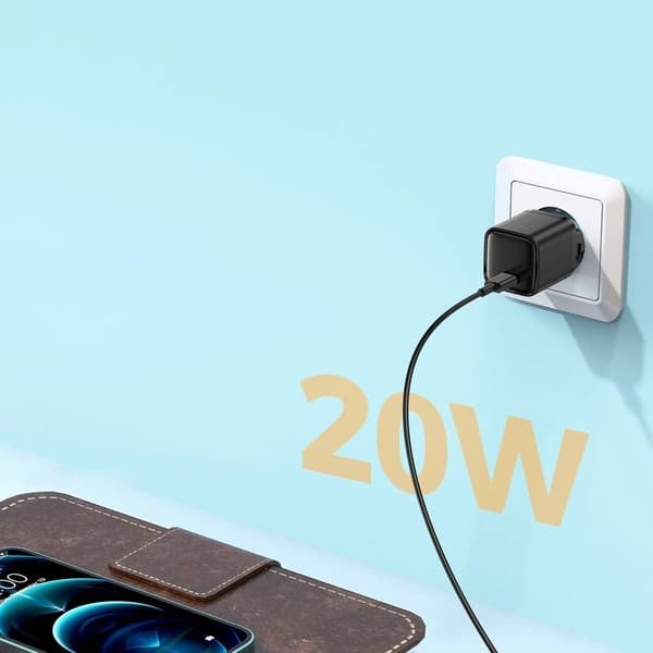 JOYROOM L-P202 NETVÆRKSOPLADDER PD20W/QC3.0 SORT