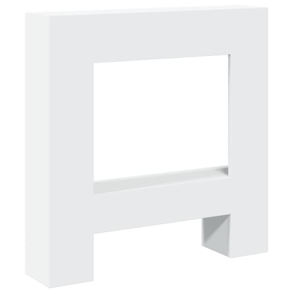 vidaXL Spismantel, vit, 81x18x82 cm, träbaserat material