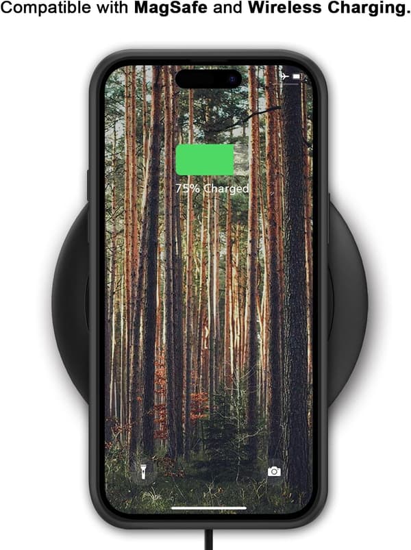 Härdat glasfodral för iPhone 14 Pro Max 6,7' träimitation A2894 A2651
