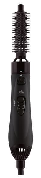 OK OHA 6022 B hårtork med borste svart