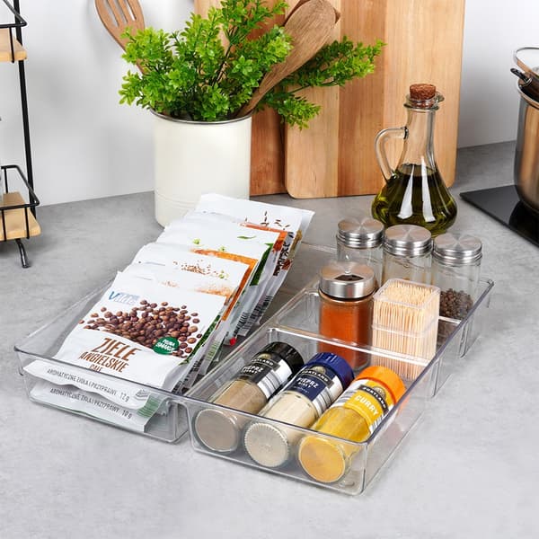 Organizer til skuffe med rum 31x31x5,5 cm
