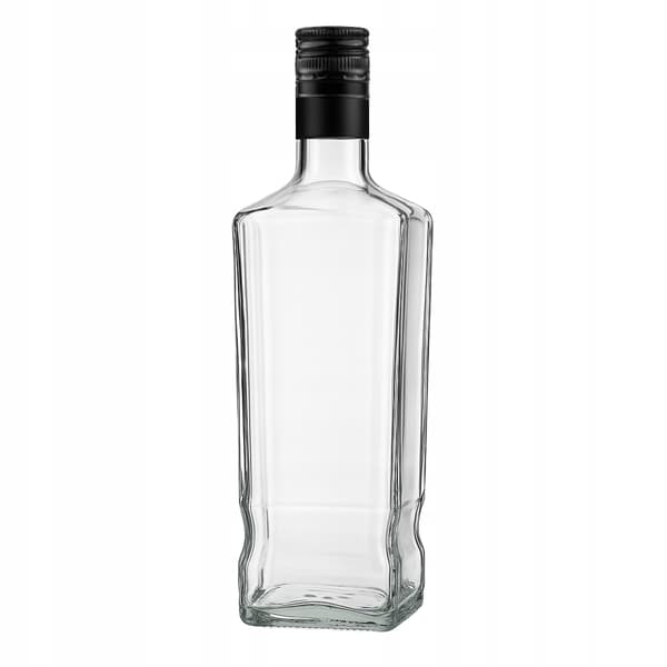 JACK WALKER Flaske 1000ml + LÅG til MOONLIGHT WHISKY ROM Beholder 1L