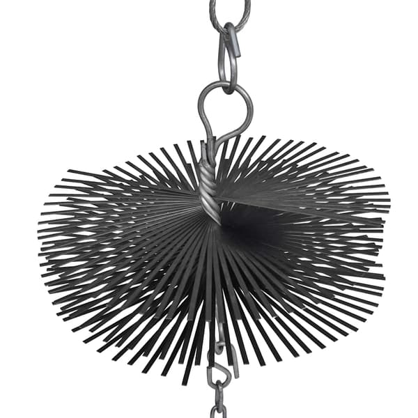 Rund skorstensborste, diameter 20 cm