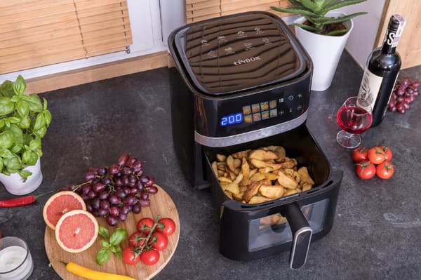 Airfryer 6L/1600W Touchpanel 8 Programmer