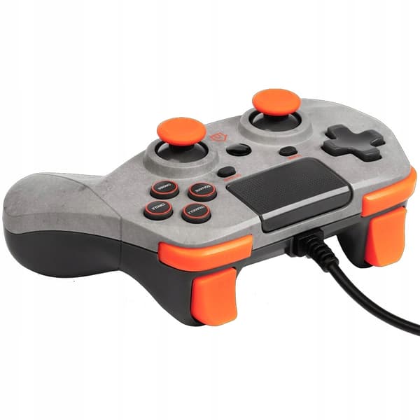 SNAKEBYTE GAME:PAD 4 S ROCK (GRÅ ORANGE)
