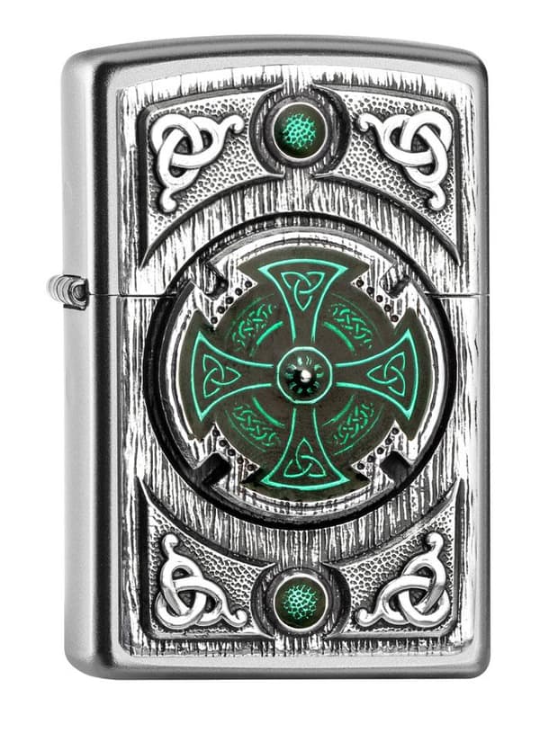 ZIPPO CELTIC GREEN CROSS 2005167 sytytin