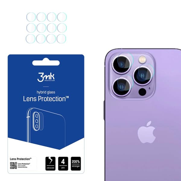 Apple iPhone 14 Pro/14 Pro Max - 3mk linsebeskyttelse