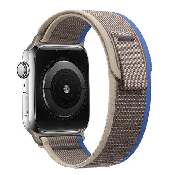 2x Urrem til Apple Watch 42/44/45/46 SE/9/8/7/6/5/4/3/2 Sort/Grå