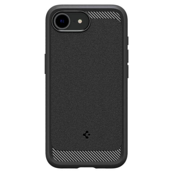 SPIGEN RUGGED ARMOR MAGSAFE IPHONE 16E MATTSVART
