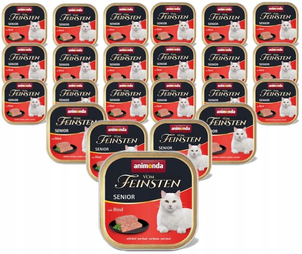 Animonda Vom Feinsten Senior våd kattefoder 25x100g