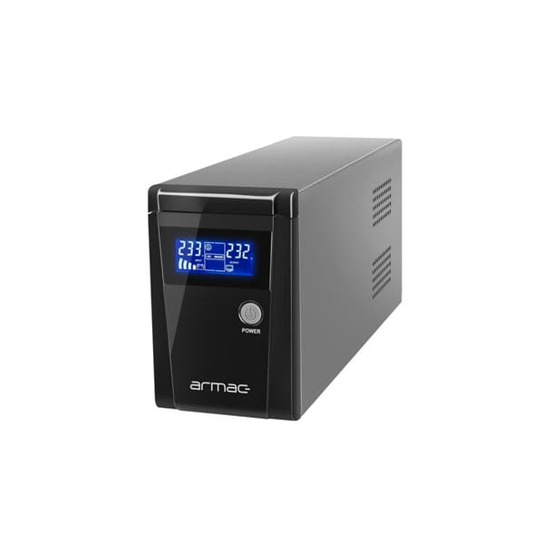 Armac OFFICE LINE-INT 2X SCHUKO O/650F/LCD UPS nødstrømforsyning