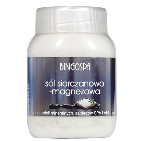 BINGOSPA magnesiumsulfatsalt til mineralbade, wraps og peeling