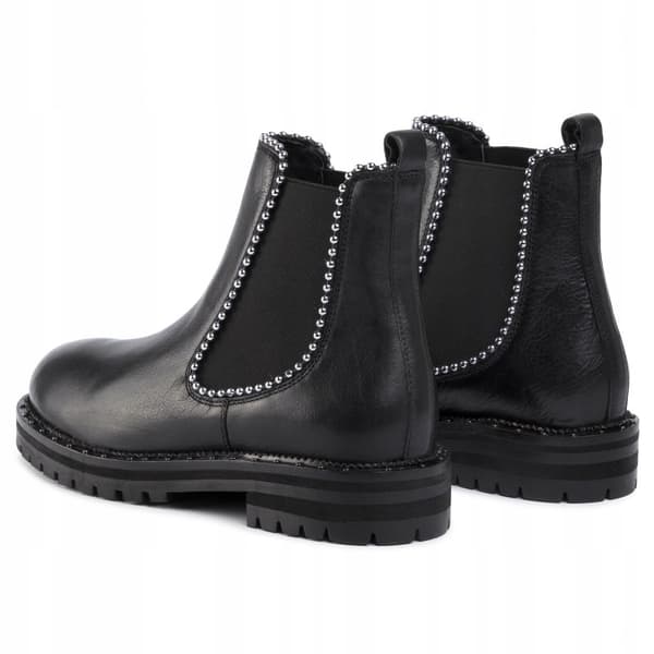 EVA MINGE DAME SLIP-ON ANKELSTØVLER SORT 37 3_8