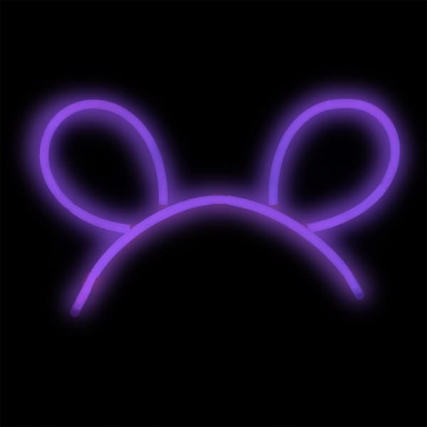 Glow Stick Mus pannband lyser i mörkret boll