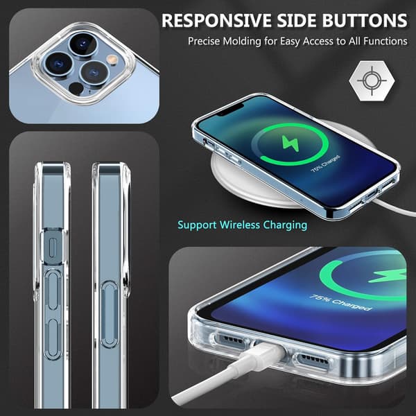 ETUI SÆT + HÆRDET GLAS TIL APPLE IPHONE 13 PRO RØGET STÆRK A2482