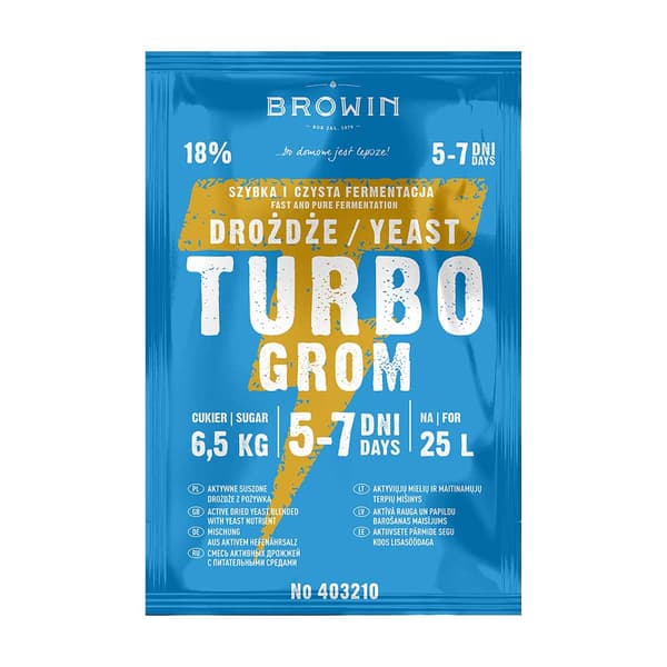 Turbo Grom destillerigær 5-7 dage
