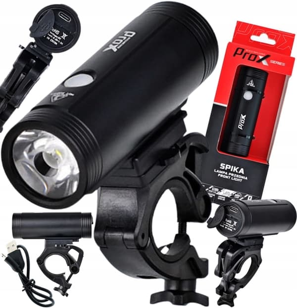 PROX SPIKA USB Cykellygte 1100 lm 5000 mAh
