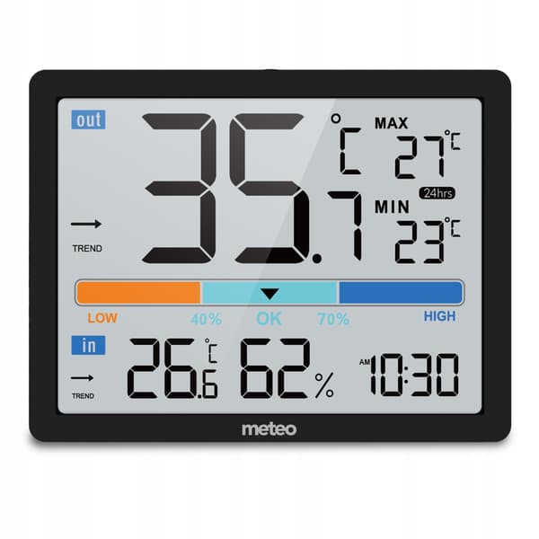 DIGITAALINEN SÄÄASEMA LÄMPÖMITTARI METEO SP109C