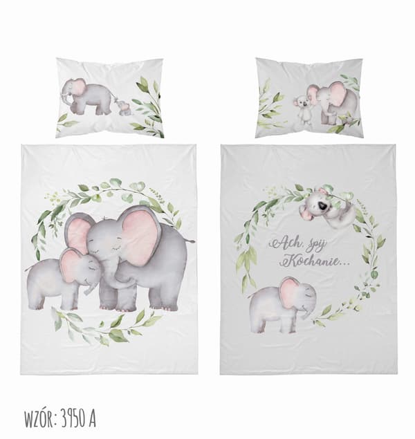 Bambus sengetæppe Elephant 100x135 detexpol