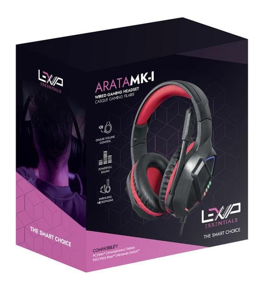 LEXIP GAMING Essentials ARATA.MK-I Musta