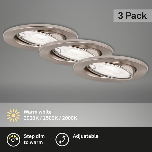 3x LOFTSLAMPE - LED 5W - GU10 - FARVEVARIABEL