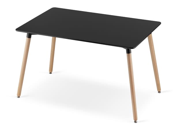 ADRIA bord 120 cm x 80 cm - sort