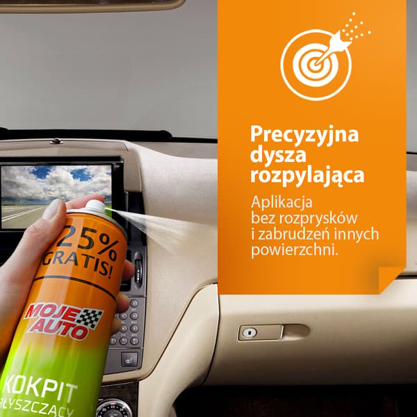 MOJE AUTO - Kokpit Glinsende - Æble 600ml (750ml Promo)