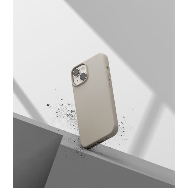 SILIKONE RINGKE TIL IPHONE 14 PLUS / 15 PLUS MED STEN