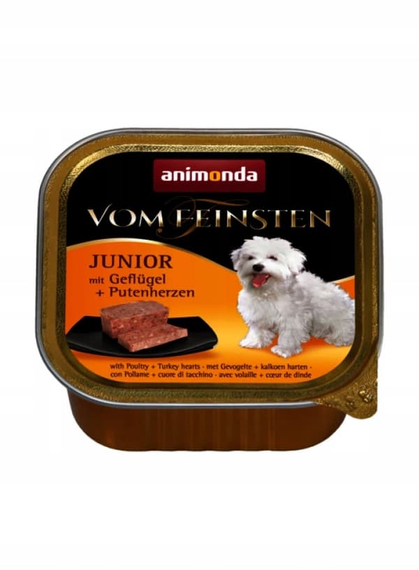 Animonda Feinsten Junior vådfoder til hunde, blanding af smagsvarianter, 18 x 150 g