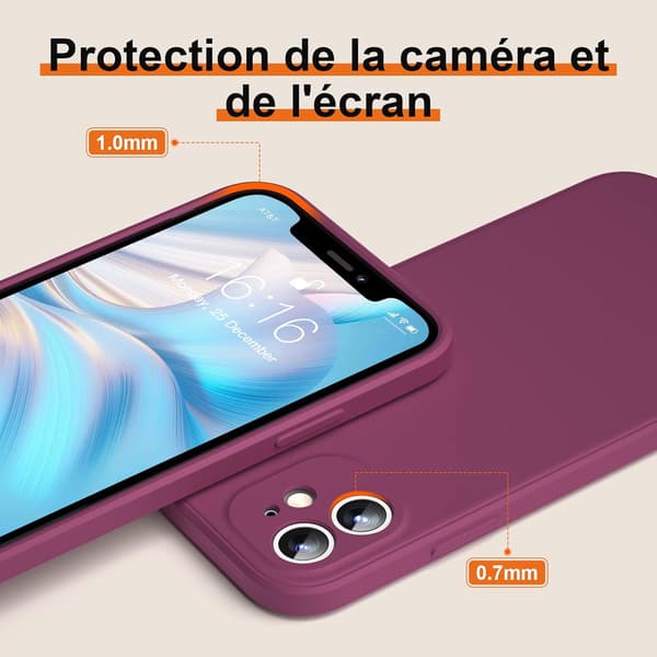 BAKSIDAN FÖR IPHONE 11 6.1 MJUKT SILIKONSKAL