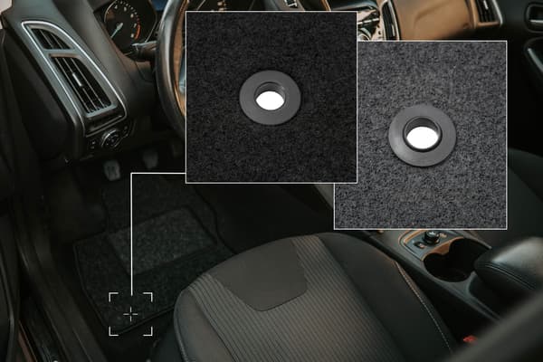 Bilmattor velour för: Jaguar E-Pace SUV (2017-) antracit