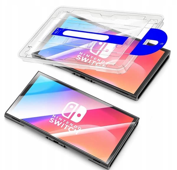 Härdat glas med applikatorram för Nintendo Switch 2 2025