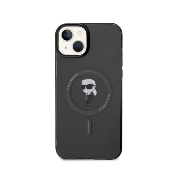 Karl Lagerfeld IML Ikonik MagSafe - iPhone 15 Plus cover (sort)